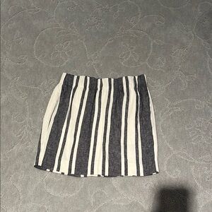 J. Crew Black and White Mini Pencil Skirt Resort Wear